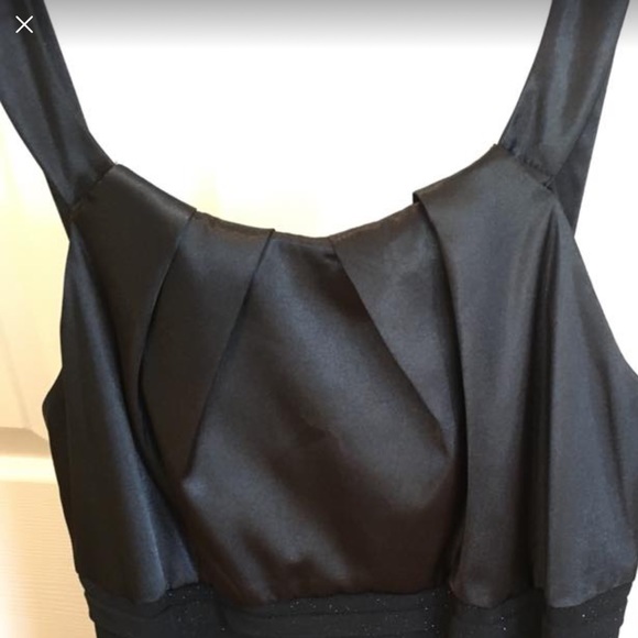 EUC R&M Richard’s Black Evening Dress w/Jacket, Size 6 - Picture 3 of 8